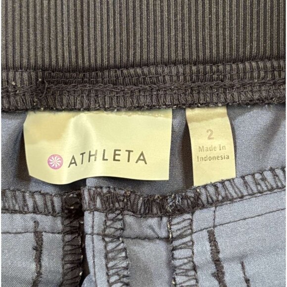 Athleta Womens Blue Active Wear Stride Midtown Athletic Pull On Stretch Size 2 - Picture 3 of 6